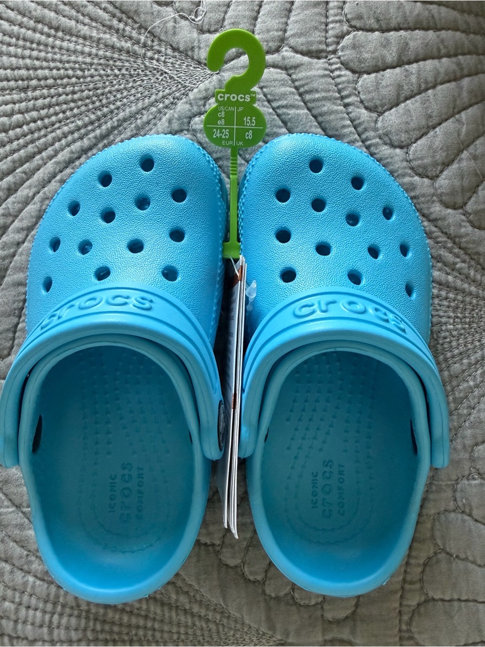 CROCS Kids Venetian Blue Classic Clogs